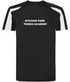 Ditcham Tennis Academy Drifit Contrast T Shirt Black/White